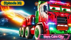 Hero Cars City (Episode 20) The Robot Space Mission