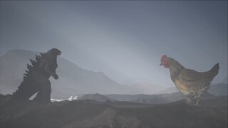 Godzilla vs Giant Chicken Epic Battle