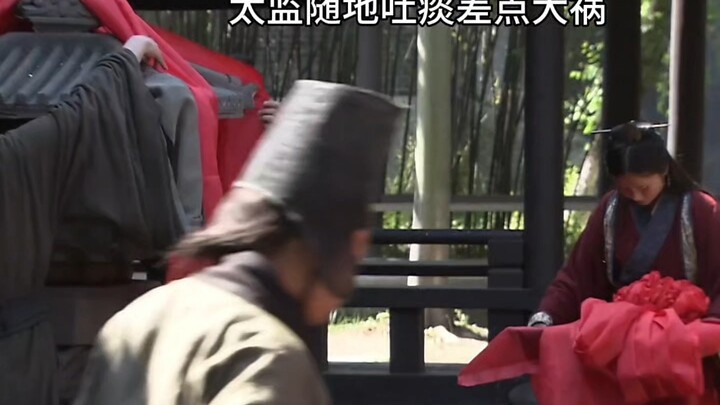 The eunuch spat on the ground and almost caused a major disaster