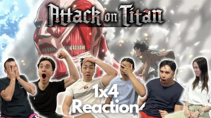 THE ENDING IS CRAZY !!! | Attack on Titan 1x4 REACTION !