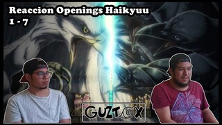 TO THE TOP! | REACCION OPENINGS DE HAIKYUU 1 - 7