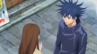 At the end, Gojo Satoru walked over with a smile like he had no brains, which really made me laugh t