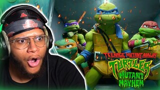 DONNIE GOATED!! FIRST TIME WATCHING *TMNT: Mutant Mayhem!