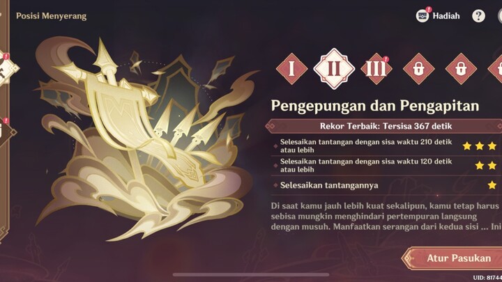 Genshin Impact “ Pengepungan dan Pengapitan II “