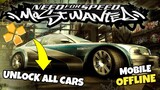 Need for Speed - Most Wanted For Androod Mobile | Unlock All Cars | Ppsspp Emulator |Offline Tagalog