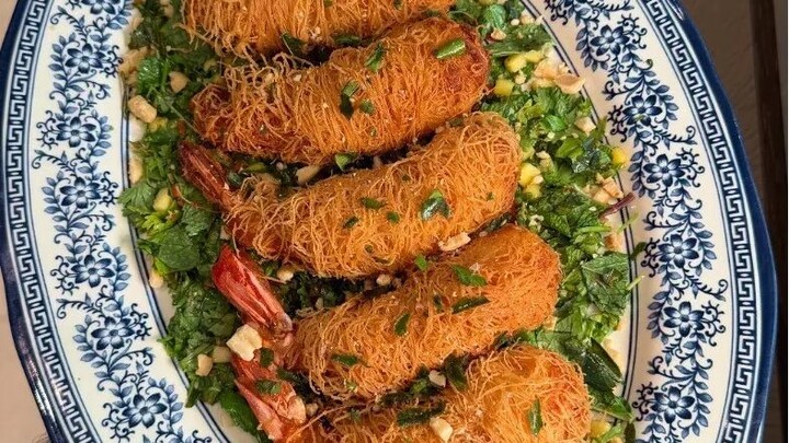 กุ้งกรอบเคลือบเกล็ดมะพร้าวหอมหวาน 🍤 🥥 🌶