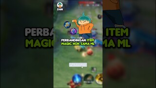 Perbandingan item magic HOK sama ML!