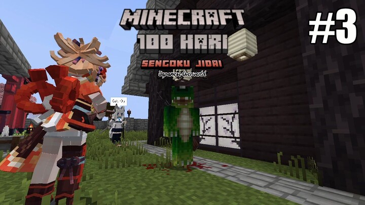 Proyek Pergudangan Jepang! Minecraft Indonesia 100 Hari Survival Sengoku Jidai ~ Japanese Overworld