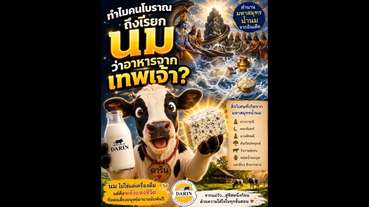 ทำไมคนโบราณถึงเรียกนมว่าอาหารจากเทพเจ้า? 🥛✨