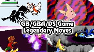 Pokémon 2D Games : All Legendary Signature Moves (HQ)