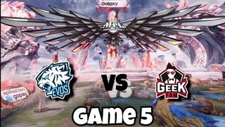 What a Game! Evos vs Geekfam Game 5 - MPL Indonesia English Season 13 Lower Bracket Finals