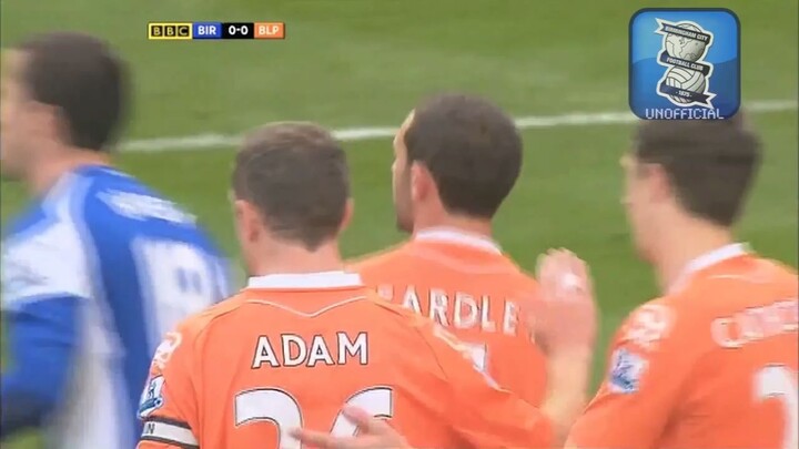 Bcfc Vs Blackpool Highlights - Premier League 10/11