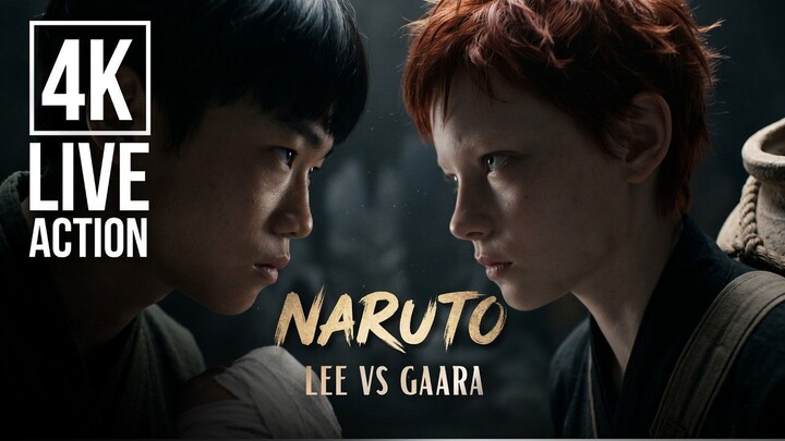 ROCK LEE VS GAARA LIVE ACTION 4K