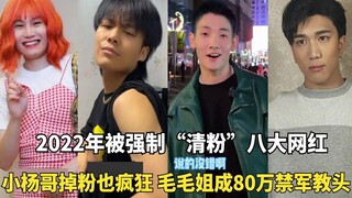 Eight Internet celebrities whose fans were cleared in 2022: Brother Xiao Yang lost a lot of fans, an
