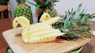 Pineapple Duck/Fruit and Vegetable Carving Tutorial