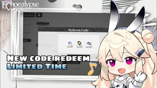 NEW CODE REDEEM LIMITED TIME HURRY UP - Echocalypse