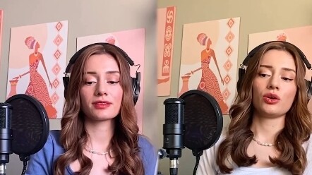 Chị em song sinh lồng tiếng hoạt hình