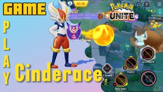 Akhirnya mencapai pringkat Master bersama Cinderace. Pokemon Unite