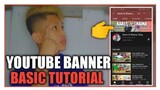HOW TO MAKE A YOUTUBE BANNER (Basic TUTORIAL)