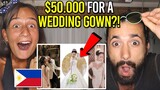UNBELIEVABLY EXPENSIVE FILIPINO Wedding GOWNS! (TOP 5 Philippines Reaction!)