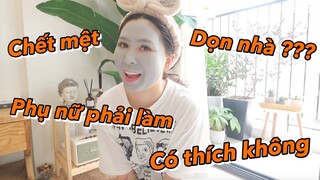 Làm Phụ Nữ có thích dọn nhà | Gia Đình Cam Cam Vlog 82