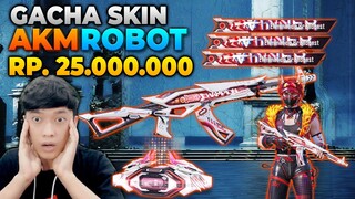 GACHA SKIN ULTIMATE  AKM ROBOT SENILAI 25 JUTA !? HIT EFFECT LEBIH BAGUS DARI GLACIER - PUBG MOBILE