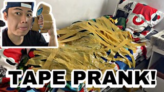 DUCT TAPE PRANK ON SLEEPING GIRLFRIEND!!! (PUYAT SA K-DRAMA) #VLOG24