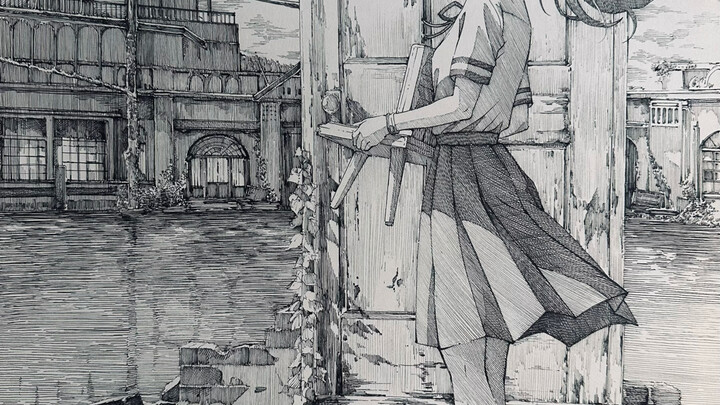 การเปรียบเทียบระหว่างชุดสีกับเส้นสายเรียบง่าย ทุกคนชอบวิธีวาดแบบนี้กันไหม?