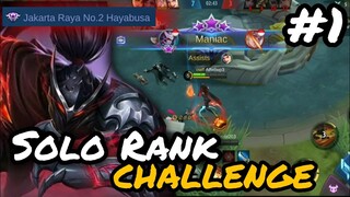 Solo Rank Santuy ! - Stenly Hayabusa Solo Rank Challenge #1 Mobile Legends
