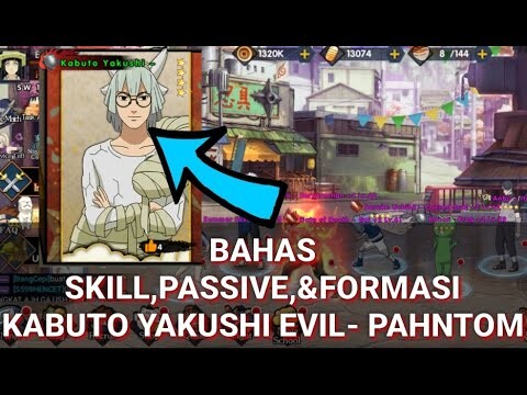 Ultimate Fight: Survival - Bahas Skill Passive Dan Formasi Kabuto Yakushi Evil-Phantom