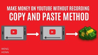 Copy Paste Video On YouTube And Earn Money  - Earn Online Money Form Youtube