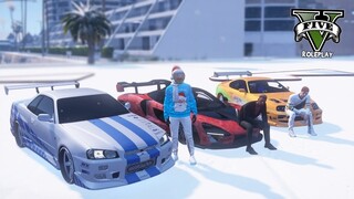 BALAP LIAR DI MUSIM SALJU ! LICIN PARAH !! GTA V ROLEPLAY