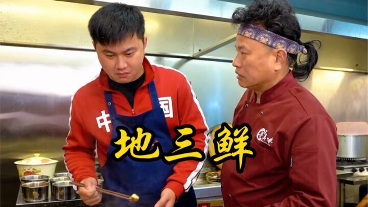 Three parts skill, seven parts knife work—this three-foot-long cooking counter is the chef’s martial