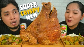 SUPER CRISPY ULO NG BABOY + PAKBET MUKBANG | COLLABORATION WITH @CHEF OBANG| PINOY STYLE MUKBANG