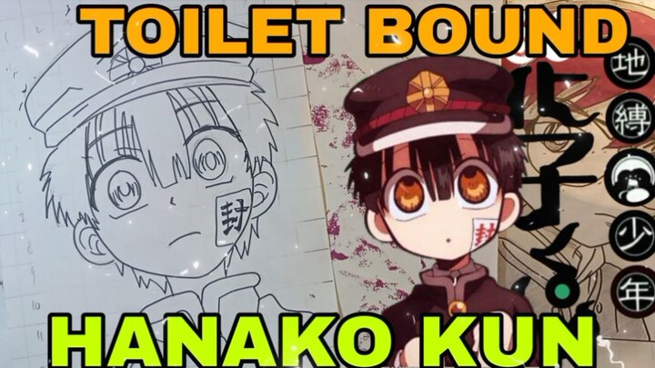 menggambar hanako kun dari anime toilet bound