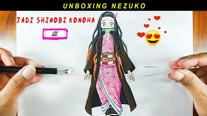 CANTIK BANGET nezuko KNY menjadi shinobi konoha naruto