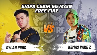 Dylan Pros vs Kemas Pake Z: Skill Siapa Lebih GG Main FF? | Mabar Free Fire Match 66 #short