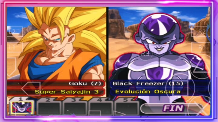 Goku SSJ 3 VS Black Frieza Evolution Oscura - DB MOD ANDROID GAMEPLAY
