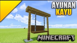 Cara Membuat Ayunan Kayu - Minecraft