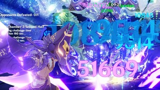 NAHIDA CYNO HYPERBLOOM vs Tomb Guard Boss - One Rotation I Genshin Impact Spiral Abyss 3.2 Floor 12