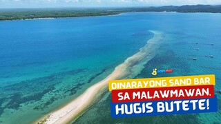 Dinarayong sand bar sa Malawmawan, hugis butete! | I Juander