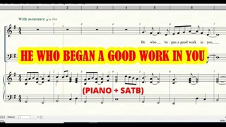 He Who Began A Good Work | Minus One | Piano Accompaniment