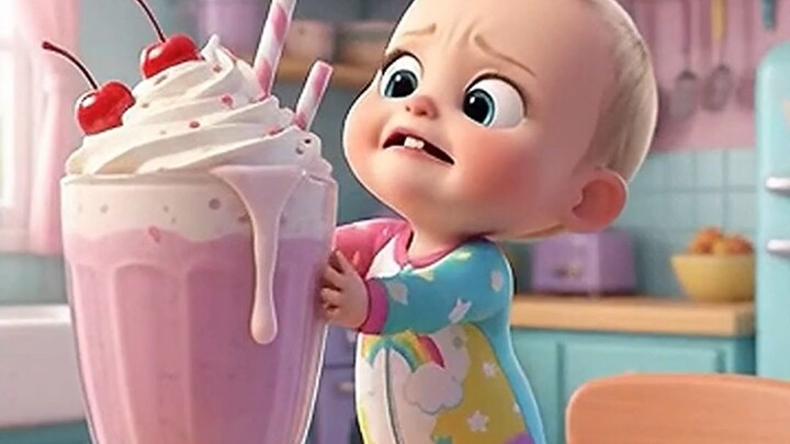 This Strawberry Milkshake Is Too Cute