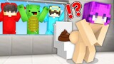 ZOEY Pranked Cash and Nico in Minecraft JJ and Mikey in Minecraft Challenge - Maizen