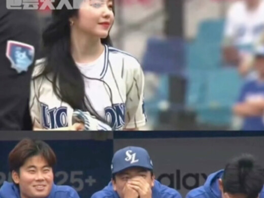 Phoebe Bae melakukan servis lalu pemain lain membentuk hati padanya! Tak ada yang bisa menolak peson