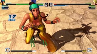 The King Of Fighters XIV - Zarina Humiliates Blue Mary