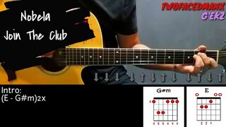 Nobela - Join The Club (Guitar Cover With Lyrics & Chords)