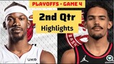 Miami Heat vs. Atlanta Hawks Full Highlights 2nd QTR | April 24 | 2022 NBA Season
