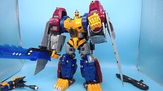 KO enlarged plus nylon belt accessory package, Transformers PE four-changed gorilla holy pillar CR01