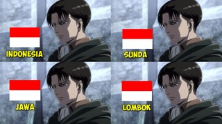 Parody 4 Bahasa || Levi Marah Gara" Cewek